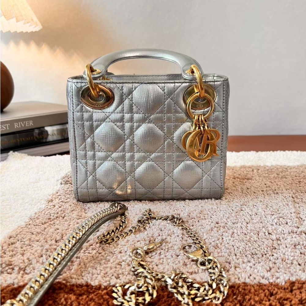 Lady Dior, good condition, 17 cm (length), 15 cm (height), 7 cm (width)
